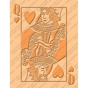 Cuttlebug QUEEN OF HEARTS embossing folder